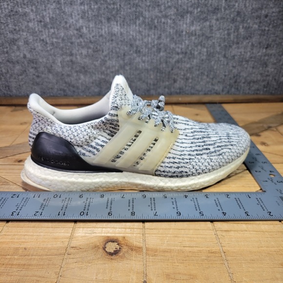 Adidas Mens UltraBoost 3.0 Men's 10.5 S80636 Knit White Running Shoes Sneakers - Picture 12 of 13